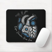 Organspende rettet Leben Herztransplantation Cardi Mousepad (Mit Mouse)