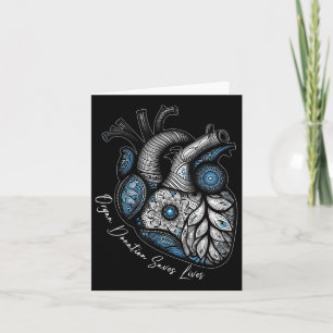 Organspende rettet Leben Herztransplantation Karte