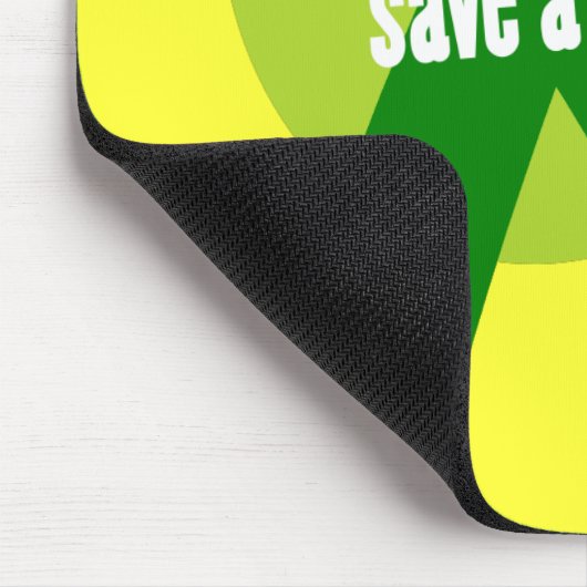 Organspende Sensibilisierung für Mousepads (Ecke)