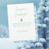 Organspende Transplantation Weihnachtsfeiertag Fot Feiertagskarte