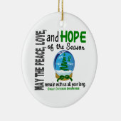 Organspende-Weihnachten 3 Keramik Ornament (Rechts)