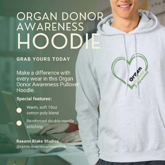 Organspender-Bewusstsein Pullover Hoodie