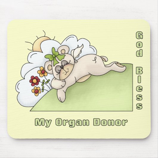 Organspender dank mousepad (Vorne)
