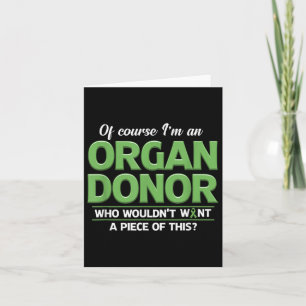 Organspender Gebersonnige Organspende Sensibilisie Karte