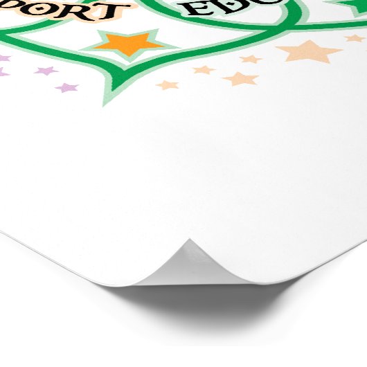 Organspender Lotus Poster (Ecke)