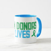 Organspender Rettete Tasse (VorderseiteRechts)
