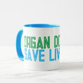 Organspender Rettete Tasse (Vorderseite Links)