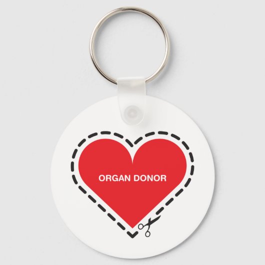 Organspender Schlüsselanhänger (Vorderseite)
