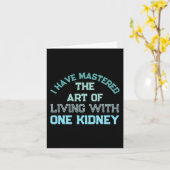 Organspender Transplantation Dialyse Nierenversage Karte (Gelbe Blume)