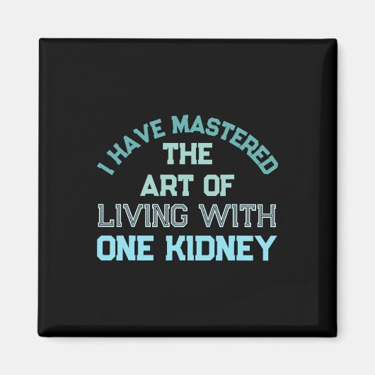 Organspender Transplantation Dialyse Nierenversage Magnet (Vorne)
