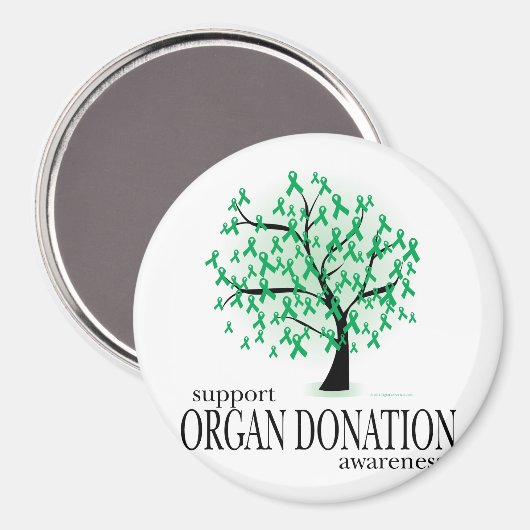 Organspenderbaum Magnet (Vorderseite/Rückseite)