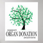 Organspenderbaum Poster (Vorne)