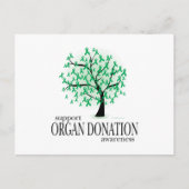 Organspenderbaum Postkarte (Vorderseite)