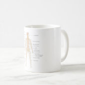 Organsystem des menschlichen Körpers Kaffeetasse (VorderseiteRechts)