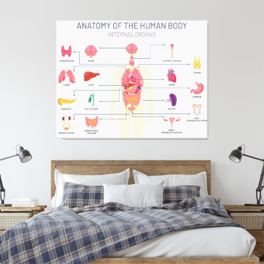Organsystem Leinwanddruck (Insitu (Schlafzimmer))