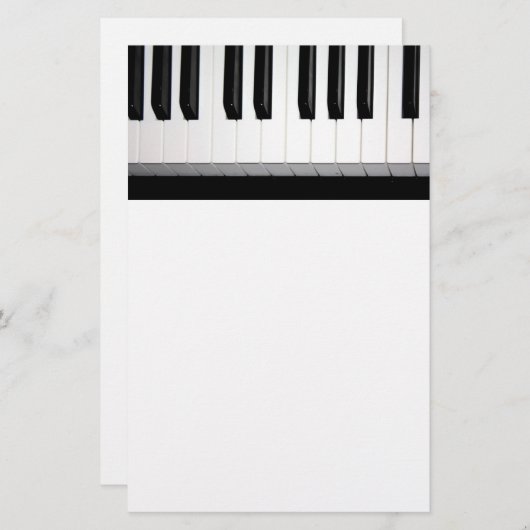 Organtastatur Briefpapier (Vorne/Hinten)