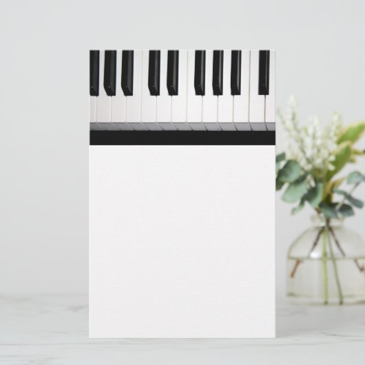 Organtastatur Briefpapier (Stehend Vorderseite)