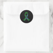 Organtransplantatbewusstsein Transplantation oder  Runder Aufkleber (Tasche)