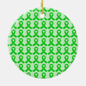 Organtransplantation bei lebensgrünem Band Keramik Ornament (Hinten)