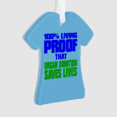 Organtransplantation Empfänger Ornament (Vorderseite)