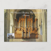 Orgel Carcassonne Postkarte (Vorderseite)