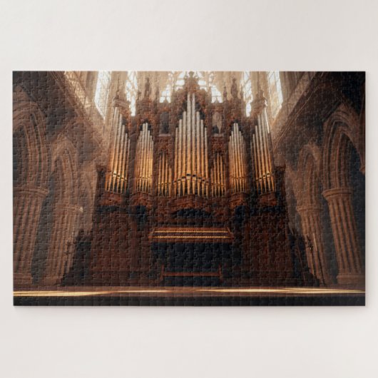 Orgel der gotischen Kirche Puzzle (Horizontal)