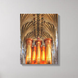Orgel der Kathedrale von Norwich Leinwanddruck