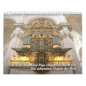 Orgel Kalendar - Die schönsten Orgeln der Welt Kalender (Titelbild)
