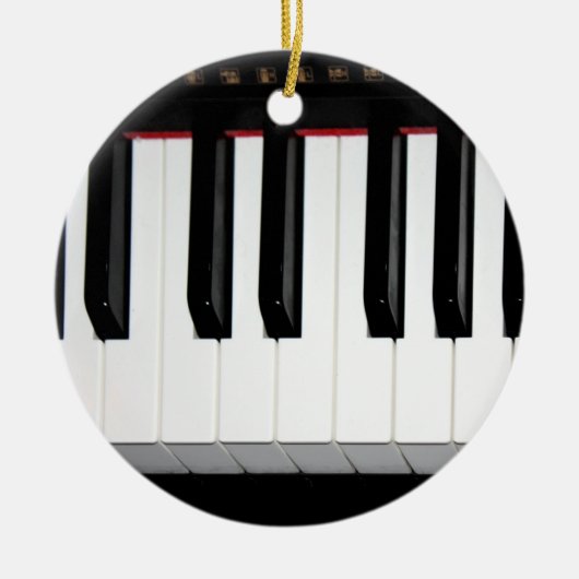 Orgel Keyboard Keramikornament (Vorne)