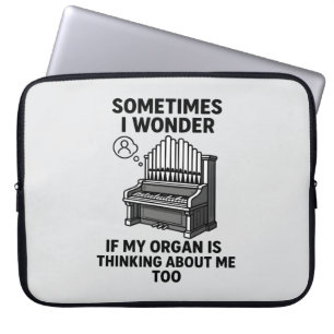 Orgel-Liebhaber-Geschenk - Lustiger Orgelspieler-S Laptopschutzhülle