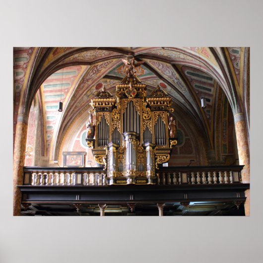 Orgel Pfarrkirche St. Wolfgang am Wolfgangsee Poster (Vorne)
