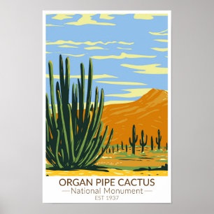 Orgel Pipe Cactus National Monument Arizona Poster