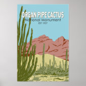 Orgel Pipe Cactus National Monument Arizona Poster (Vorne)