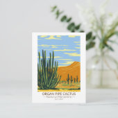 Orgel Pipe Cactus National Monument Arizona Postkarte (Stehend Vorderseite)
