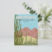 Orgel Pipe Cactus National Monument Arizona Postkarte (Stehend Vorderseite)