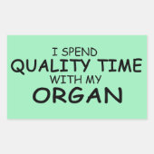 Orgel-Rechteckaufkleber Rechteckiger Aufkleber (Vorderseite)