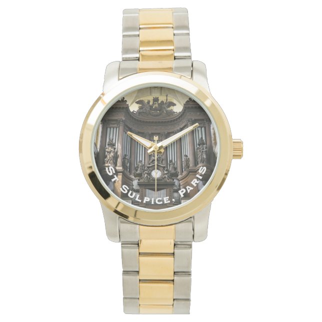 Orgel St Sulpice Armbanduhr (Vorderseite)