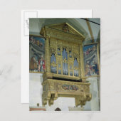 Orgelansicht, c.1590 postkarte (Vorne/Hinten)