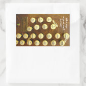 Orgelaufkleber Rechteckiger Aufkleber (Tasche)