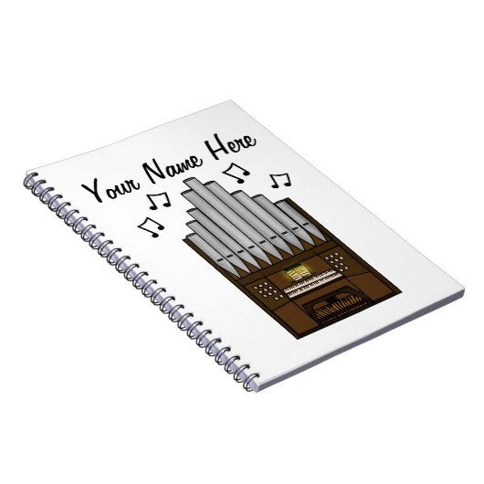 Orgelchesterchor Gesangslehrer Custom Notizblock (Rechte Seite)