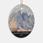 Orgelgebirge Wüstengipfel Nationaldenkmal Keramik Ornament (Rechts)