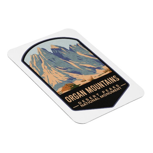 Orgelgebirge Wüstengipfel Nationaldenkmal Magnet (Rechte Seite)