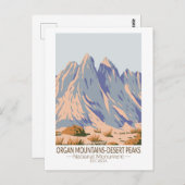 Orgelgebirge Wüstengipfel Nationaldenkmal Postkarte (Vorne/Hinten)