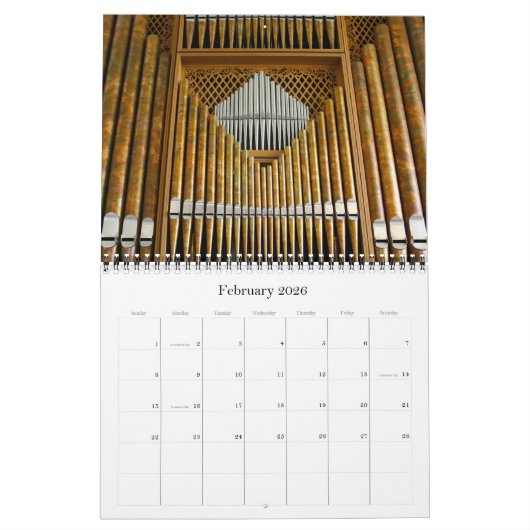 Orgelkalender Nah Nr. 1 Kalender (Feb 2026)