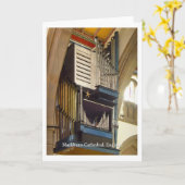 Orgelkarte der Kathedrale Blackburn (vertikal) Karte (Gelbe Blume)