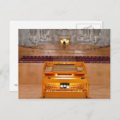 Orgelkonsole Postkarte (Vorne/Hinten)