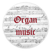 Orgelmusik-Keramik Keramikknauf (Vorderseite)