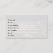 Orgelmusik Visitenkarte (Rückseite)