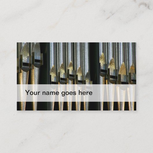 Orgelmusik Visitenkarte (Vorderseite)