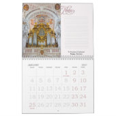 Orgeln an ihrem Ort - horizontaler Kalender (Jan 2027)